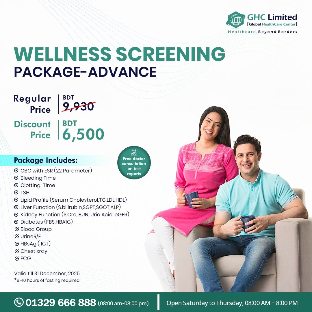 Wellness Screening Package – Advance